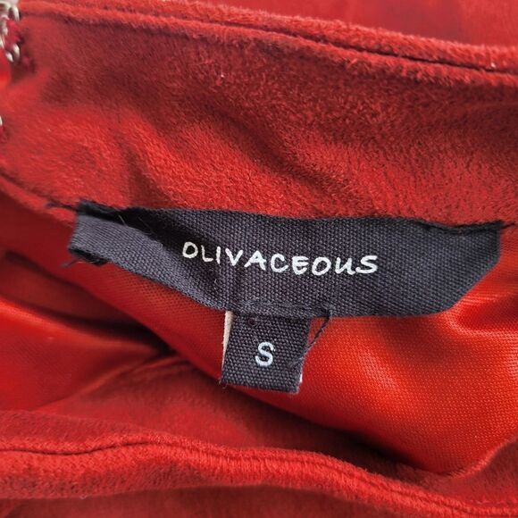 Olivaceous Burnt Red mini dress - Picture 4 of 7